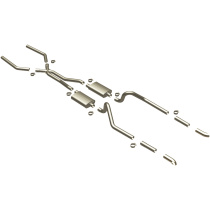 1967-1970 Ford Mustang Street Series Crossmember-Back Performance Exhaust System Magnaflow